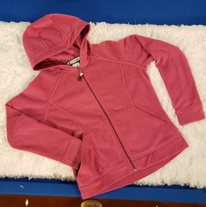 Columbia Full Zip Hoodie Jacket Large Pink